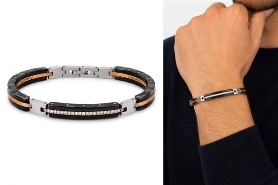 Armband Cianfrone Gioielli Herr in Stahl BRAC-1-198 - BRAC-1-198